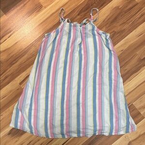 Abercrombie Kids Pastel Striped Dress with pockets